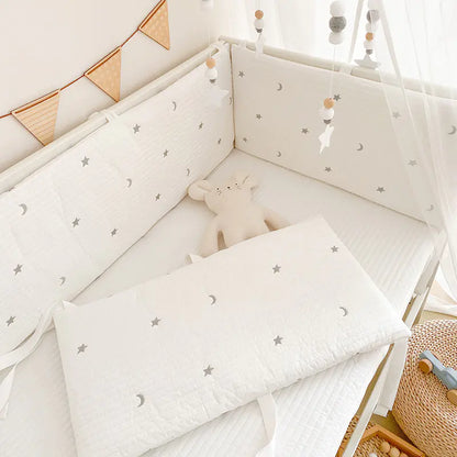 Jaxyn + Jade cuddles Cotton Bed Stop Bedding