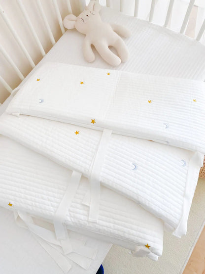 Jaxyn + Jade cuddles Cotton Bed Stop Bedding