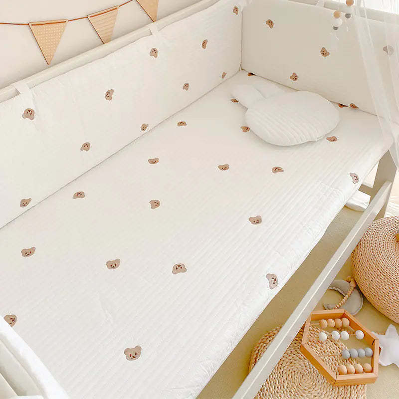 Jaxyn + Jade cuddles Cotton Bed Stop Bedding