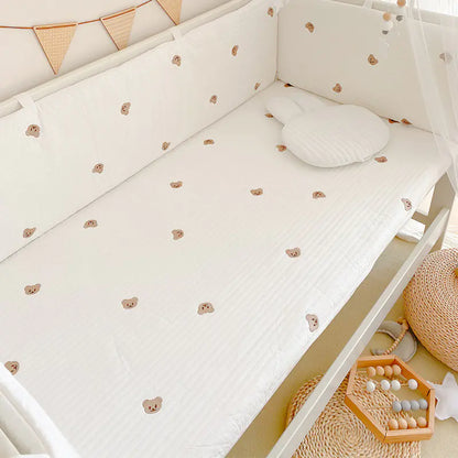 Jaxyn + Jade cuddles Cotton Bed Stop Bedding